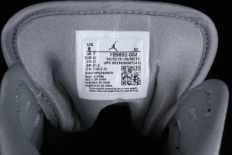 All categories Air Jordan Jordan series basketball shoes Air Jordan 1 Mid Air Jordan 1 Mid SE "Black Chrome" AJ1 Joe 1 Smoked Panda mid-top basketball shoes FB9892-002